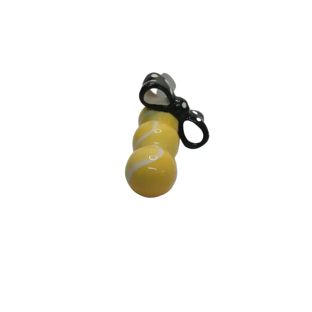 🐝Yellow Black Polka Dot Spreader Knife Cheese Butter Jam Whimsical Party Fun 🐝